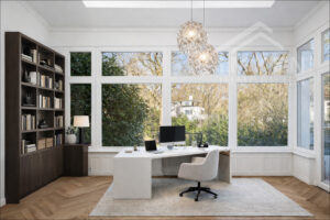 Arbeitszimmer / Wintergarten - KI generiert
