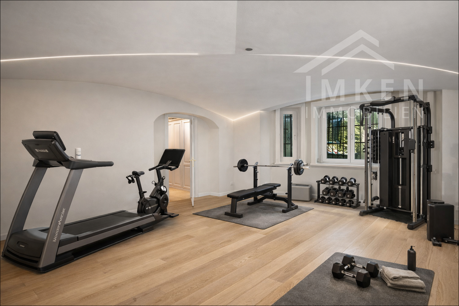 Gym im UG - KI generiert