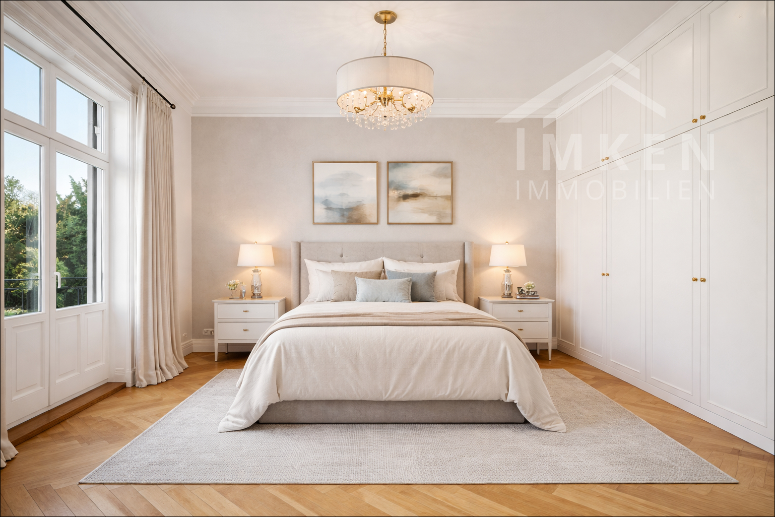 Schlafzimmer hinten - KI geneiert