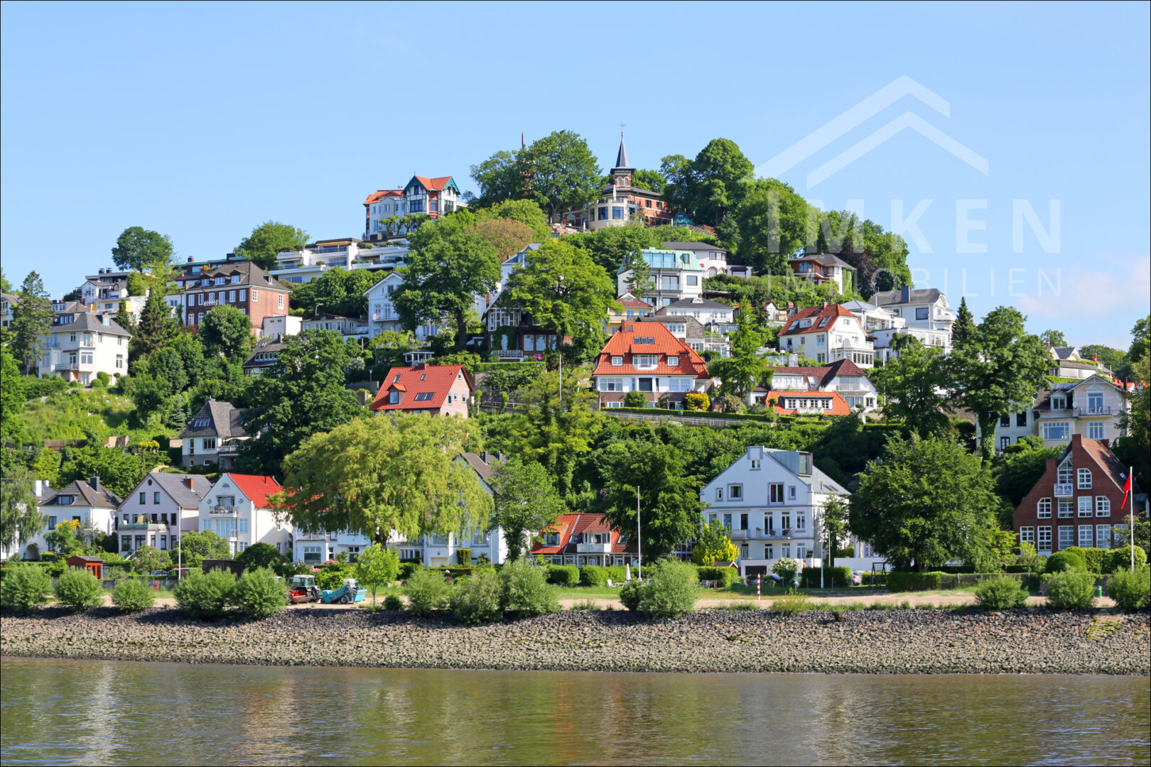Blick auf Blankenese