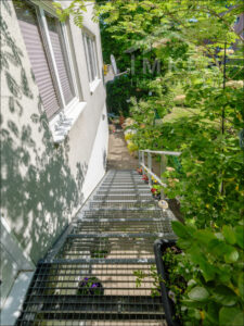 Außentreppe Pension